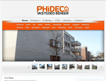 Tablet Screenshot of phidec.nl